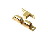 Chiusura a doppio rullo, Chiusura a doppio rullo for porta dell'armadio Chiusura a sfera Chiusura a molla Rame Argento 40-60 mm(Copper-(40mm),10PCS)