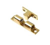 Chiusura a doppio rullo, Chiusura a doppio rullo for porta dell'armadio Chiusura a sfera Chiusura a molla Rame Argento 40-60 mm(Copper-(50mm),10PCS)