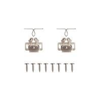 Chiusura a doppio rullo, Chiusura a Doppio Rullo for Porte e Armadi con Incontro e Viti Multicolor 2pz(Color 1 2pcs)