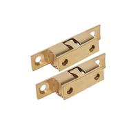 Chiusura a doppio rullo con sfera, Chiusura for porta a doppio rullo Ottone Oro Argento 40-60mm 1-5 Pz(Gold-40mm,5PCS)