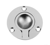 Chiusura a filo in acciaio inossidabile 316 con anello di sollevamento, maniglia adatta per portelli a pavimento e porte a tasca (50 x 50 mm)