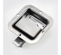 Chiusura a filo in acciaio inox per cassetta degli attrezzi RV serratura per maniglia della porta del rimorchio serratura industriale resistente pannello 1 pz (con chiavi)