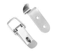 Chiusura a gancio con fibbia, chiusura a scatto, in acciaio, con fibbie, realizzata alla perfezione, per riparazioni, saldature, serraggi, 12 x 6 x 2 cm