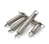 Chiusura a leva, 1 PZ, Diametro filo 2mm, esterno 20mm, Lunghezza 110-200mm Molla di tensione ad espansione piccola in acciaio inossidabile 304 a doppio gancio(2x20x190mm)