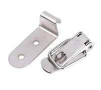Chiusura a leva a becco d'anatra in acciaio inossi Morsetto a levetta caricato a molla Hasp 6 pezzi Chiusura con gancio a bocca d'anatra a 90 gradi Multicolor(Color 2)