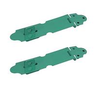 Chiusura a levetta, chiusura a morsetto, Hasp resistente, 118 x 32 mm Lucchetto Graffetta Ferro di sicurezza for porta Serratura for cancello for 'armadio girevole verde 2 pezzi