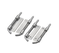 Chiusura a molla, Chiusura a molla in acciaio inossidabile 20 pezzi 10 sinistra 10 destra 2 stili con senza fori(Typea With Holes)