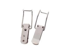 Chiusura a molla con fermo a levetta, 2 pz. J115B Chiusura a Molla con a Levetta for Scatole Armadietto Argento 74x20 mm