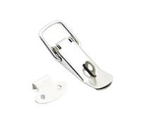 Chiusura a molla con fermo a levetta, 4 pz J106 Argento 27x63 Caricato a Molla Cabinet Box Toggle Latch Catch Hasp