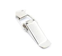 Chiusura a molla con fermo a levetta, J105 Chiusura a levetta con chiusura a molla Hasp 27x63mm Argento Confezione da 4