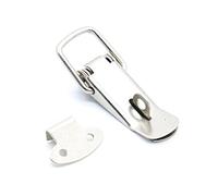 Chiusura a molla in acciaio inossidabile, Chiusure a levetta a molla 2 pezzi 58-107 mm in acciaio inossidabile 304 for porte, finestre e armadietti(A,58mm)