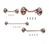 Chiusura a occhiello in acciaio inox per porte scorrevoli per armadi e cancelli di recinzione in legno, fornisce sicurezza alla ruggine e lunga durata (7,6 cm)
