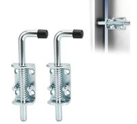 Chiusura a Perno a Molla Per Rimorchio,171 MM/6,73 Pollici Cancello Per Rimorchio Per Camper Perno di Chiusura Caricato a Molla Bullone a Barilotto Acciaio al Carbonio Zincato Per Armadio (2PCS)