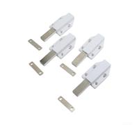 Chiusura a Pressione in Alluminio per Mobili Maniglia Chiusura | Apertura pressione, magnete per forte, niente maniglie, design per pulito, per ante medie(4)
