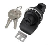 Chiusura a pulsante di bloccaggio progettata per scatola radio nautica, scatola per guanti da moto, cassetta degli attrezzi con sistema di bloccaggio affidabile e forma compatta