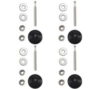 Chiusura A Pulsante Per Cofano Auto Pin Blocco Clip Paraurti Nera C8E1