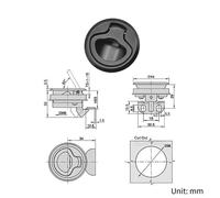 Chiusura A Pulsante Universale Per Accessori Di Coperchio
