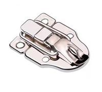 Chiusura a ribalta, Chiusura a leva in acciaio inossidabile for scatole, argento, confezione da 2(6420 65k)