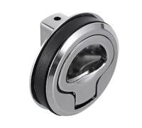 Chiusura a Scatto a Incasso per Portello 1,5 Pollici Argento | Metallo Resistente, Stile Moderno, per Rv e Barca, Adatta a Sportello e Quadro Elettrico