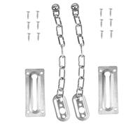 Chiusura a scatto a molla, 2 catene di sicurezza for porte a prova bambino for uso domestico, alberghiero e altro ancora