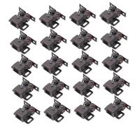 Chiusura a scatto a molla, 20 pezzi, doppia ruota for porta dell'armadio, for cucina, bagno, ufficio, chiusura in metallo