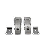 Chiusura a scatto, chiusura for mobile, in metallo anticato, for scatola di legno, morsetto a levetta, fibbia in acciaio inox