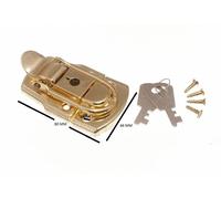 Chiusura A Scatto Con Chiusura A Lucchetto E 2 Chiavi 72Mm X 45Mm Pacco 2