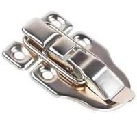 Chiusura a scatto con molla in acciaio inossidabil Cerniere a molla (confezione da 2, argento metallizzato) for armadietti portautensili a scatola(6420 65)