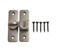 Chiusura a scatto in acciaio inossidabile, Serratura for porta scorrevole in lega di zinco multicolore 90 180 gradi for porte e finestre(Grey)