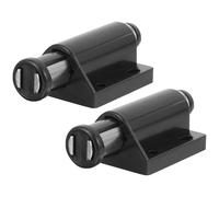 Chiusura a Scatto Magnetica per Sportello Mobile 2 Pezzi Nero