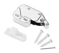 Chiusura a scatto Mini Tip Push Latch, Akozon 10 pezzi Blocco a scatto con fermo a scatto per armadio a molla Scrocco della porta dell'armadio di rimbalzo