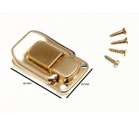 Chiusura A Scatto Per Valigia 48Mm X 33Mm Ottone Placcato Confezione Da 6