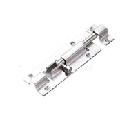 Chiusura a scrocco scorrevole, Chiavistello scorrevole in acciaio inossidabile for porte, cancelli e finestre, argento, 2-4 pollici, 2/5/10 pezzi(2pcs 3 Inches)