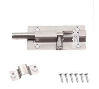 Chiusura a scrocco scorrevole, Serratura a catenaccio for porta scorrevole for bagno, WC, finestra, mobili, diverse dimensioni(8 inch)