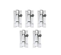 Chiusura a scrocco scorrevole, Serratura a cilindro scorrevole for porta in acciaio inossidabile da 1,5-6 pollici(1.5 in)