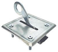 Chiusura a serratura incassata per scala retrattile e botola da soffitta scrocco