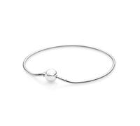 Chiusura a sfera 925 ESSENCE COLLECTION Catena a serpente con perline Gioielli con ciondolo a perline