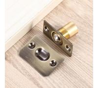 Chiusura a sfera a molla con serratura invisibile per ante in legno in rame e acciaio inossidabile (bronzo verde)