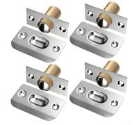 Chiusura a sfera per ante di armadi e armadi, tensione a molla regolabile, basso profilo, in acciaio inox, design nascosto, struttura in ottone resistente, si adatta alla maggior parte dei tipi di