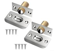Chiusura a sfera per ante di armadi e armadi, tensione a molla regolabile, basso profilo, in acciaio inox, design nascosto, struttura in ottone resistente, si adatta alla maggior parte dei tipi di