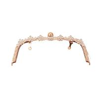 Chiusura A Telaio 22CM Arco di moda Fiore Diamante Metallo Creazione di telaio for borsa con chiusura a bacio for borsa con chiusura a frizione for gli accessori della borsa Chiusura Della Pochette (