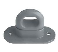 Chiusura a vite per occhielli ovali, in plastica, colore: grigio 42 x 22 mm, quantità a scelta