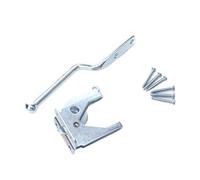 Chiusura automatica for cancello da 1 pezzo con bullone in acciaio con chiusura automatica a scatto(Silvery)