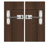 Chiusura automatica per cabinet Hinge - lega di alluminio con chiusura a molla, hardware di montaggio per impiallacciatura (1 pezzo) (nero)