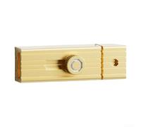 Chiusura automatica per porta scorrevole con doppia molla innovativa e funzione auto-incandescente per un facile utilizzo in condizioni di scarsa illuminazione (oro)