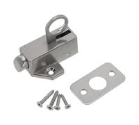 Chiusura automatica Push-Pull Aircraft Buckle Bolt Lock in lega di alluminio leggera per montaggio su porte e ante consapevoli dello spazio (argento)