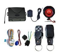 Chiusura centralizzata e sistema con immobilizzatore, impatto, 2 telecomandi, sirena da 120 dB, chiusura automatica dei finestrini, kit di sicurezza auto