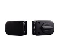 Chiusura Comando Scorrevole Nera Elegante per Porte in Vetro SUS304 Materiale Us