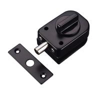 Chiusura Comando Scorrevole Nera Elegante per Porte in Vetro SUS304 Materiale Us