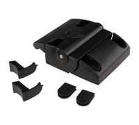 Chiusura: COMPACT, 97 x 78 x 31, alluminio pressofuso verniciato a polvere, nero, anteriore con viti a cilindro o a testa bombata M6, tipo I/B